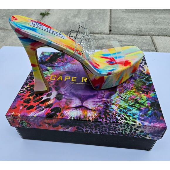 Cape Robbin Shoes - Cape Robbin Rika Platform Shoes Size 11 US Rainbow Platform Shoes